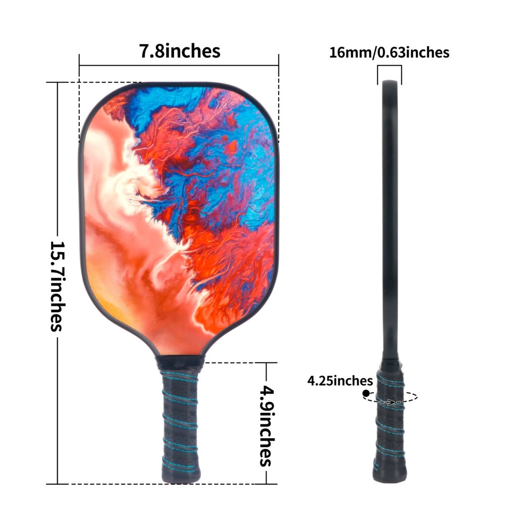 T300 carbon fiber pickleball paddle