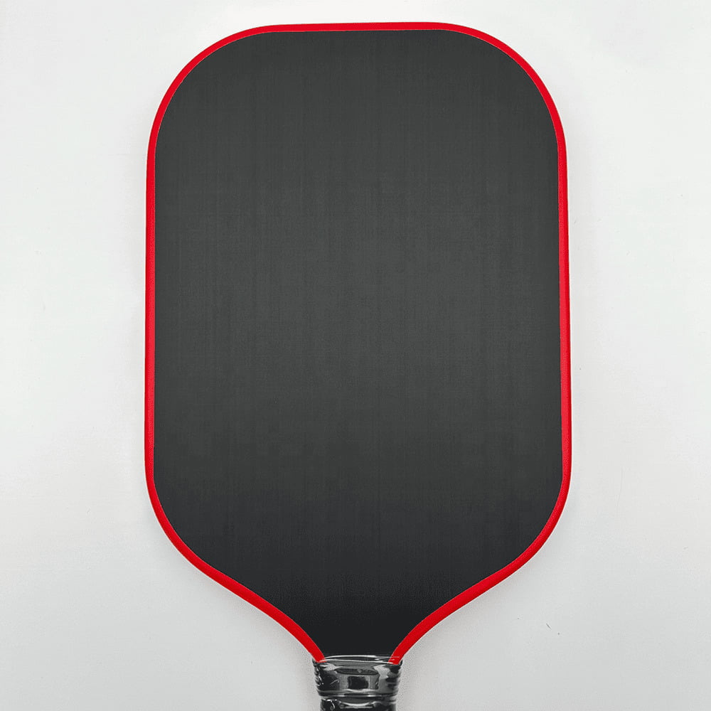 Edgeless raw carbon fiber pickleball paddle sample